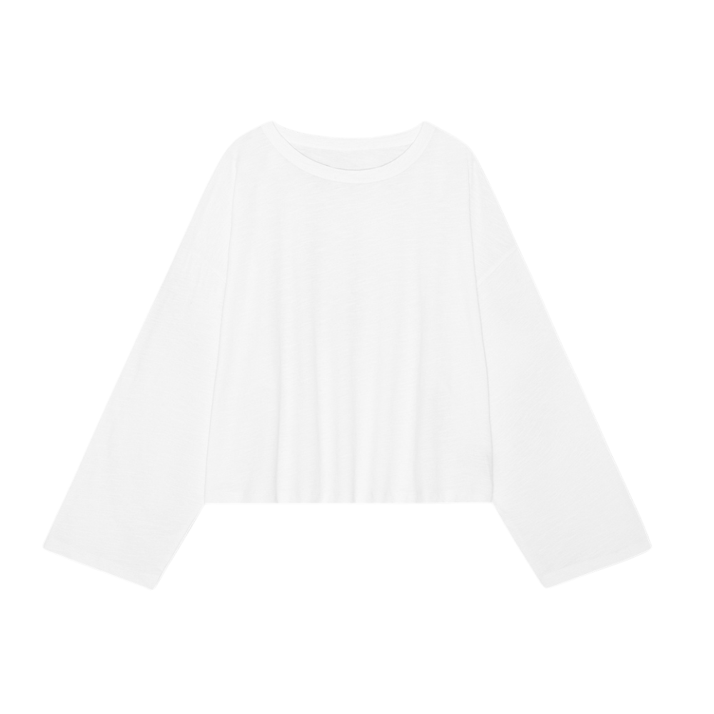 Precious langærmet t-shirt - hvid